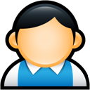 User Preppy Blue-01 icon